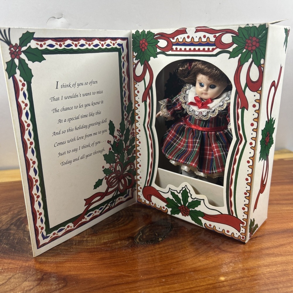 Marie Osmond Christmas Greeting Card Doll By Knickerbocker 1993‎